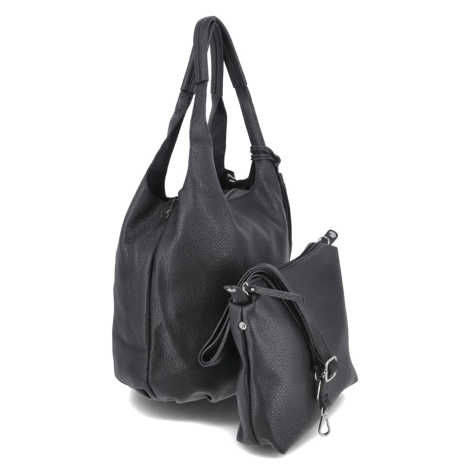 Fräulein Frida Bucket Bag - black