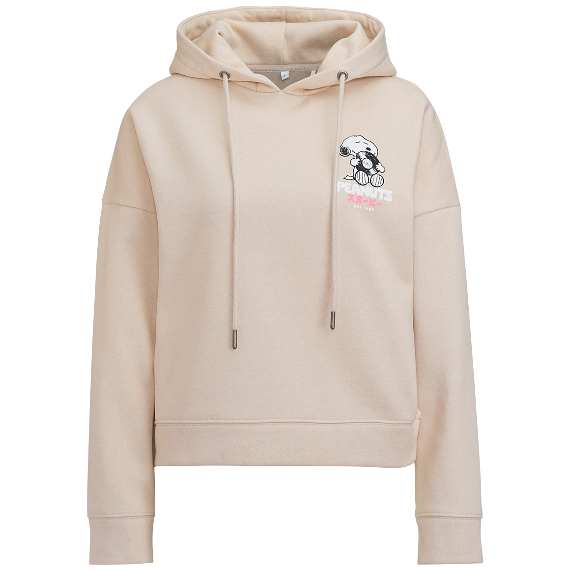 Jonas Nielsen Peanuts Hoodie mit Print beige