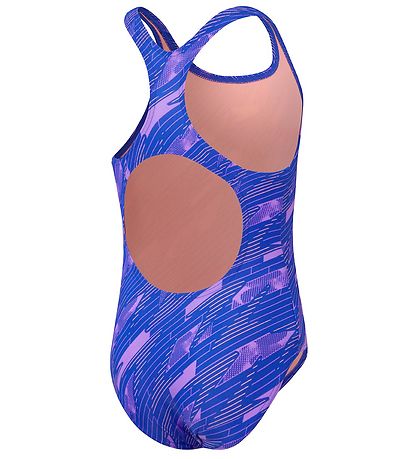 Speedo Bådedragt - Hyperboom Allover Medalist - Blåe/Pink
