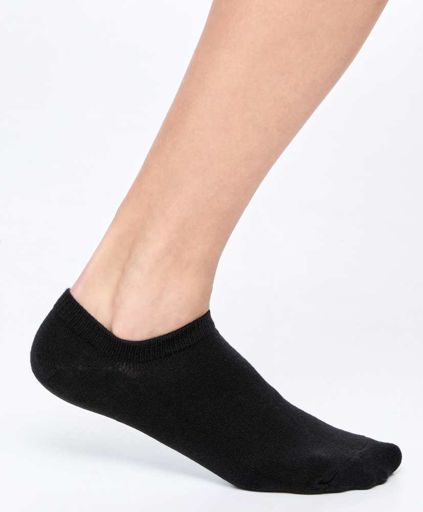 5 pares de meias de algodão para tênis