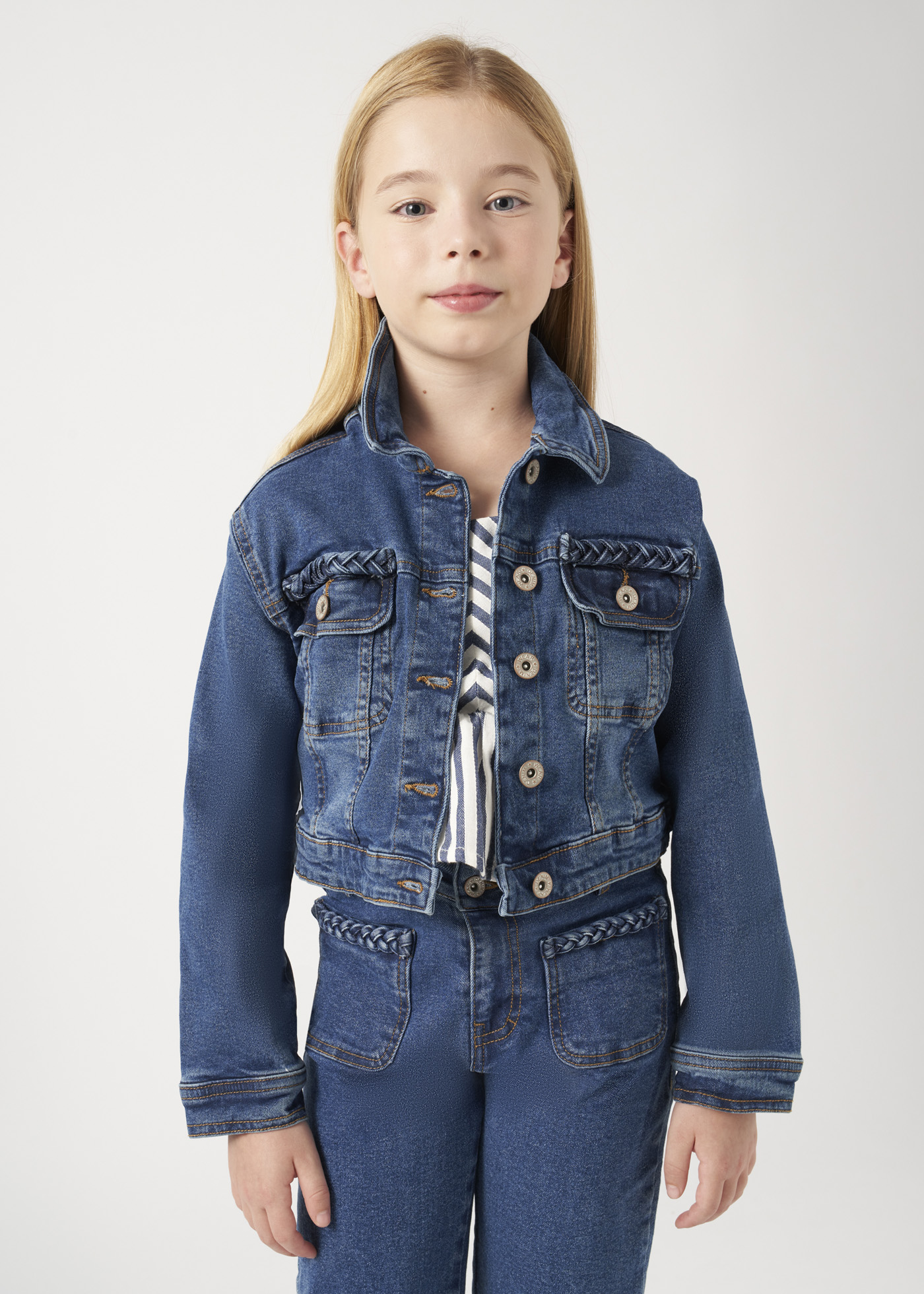 Jaqueta jeans Better Cotton para meninas