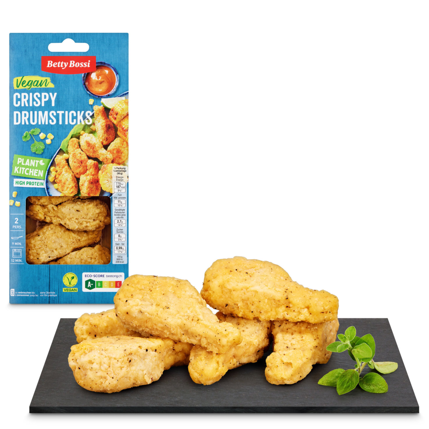 Betty Bossi Plant Kitchen vegane Crispy Drumsticks -