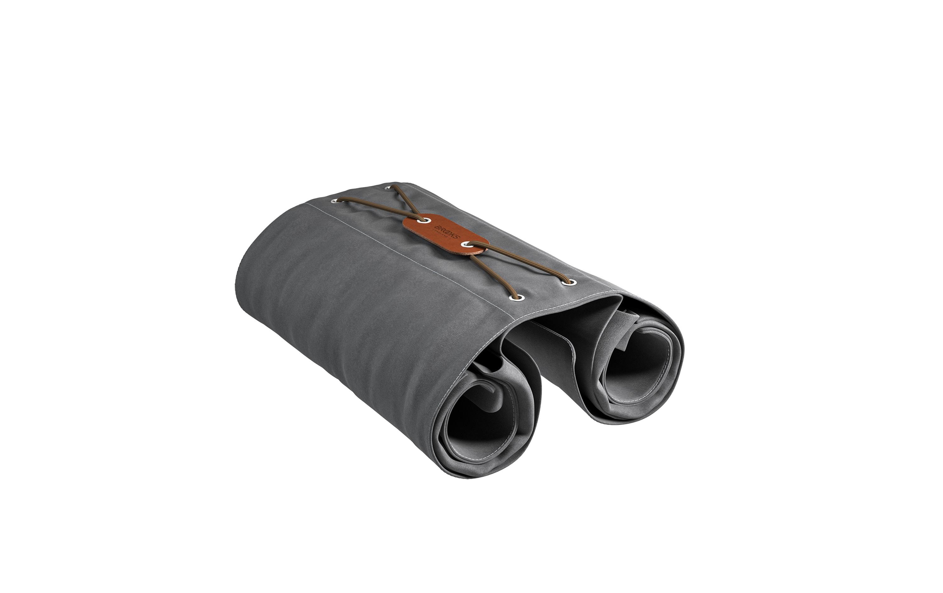 Doppelseitentasche Bricklane Roll Up 28 l, Grau<br>Fahrradtasche