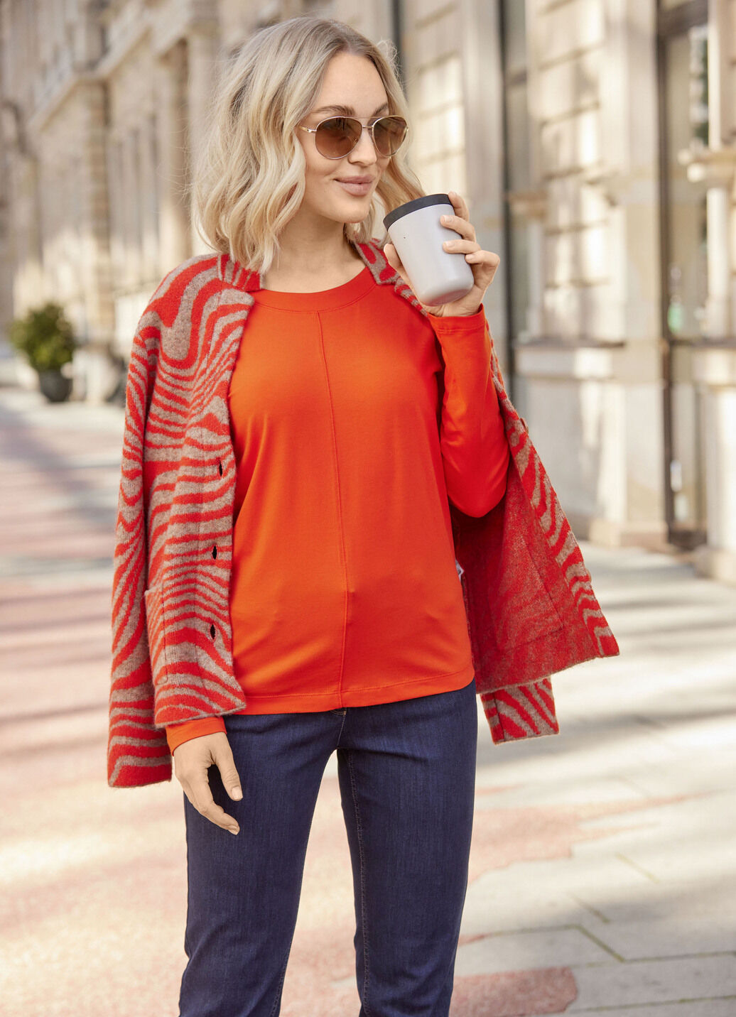Jacke mit Knopfleiste