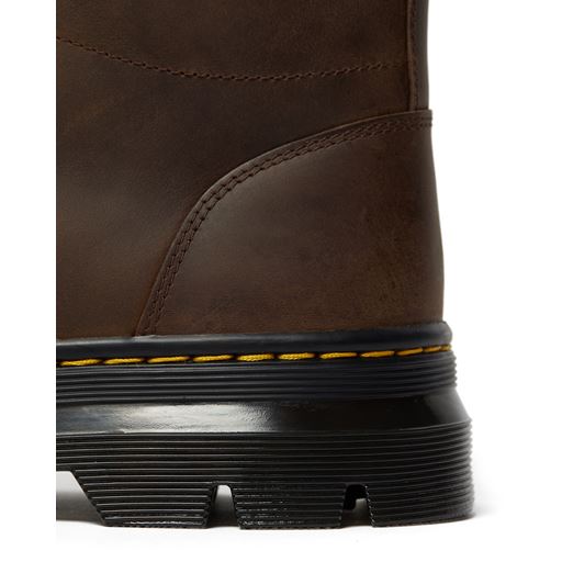 Dr. Martens Combs Crazy Horse Casual Støvler, Brown Crazy Horse, 45