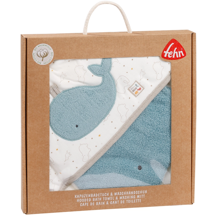 fehn® Bade-Set Wal fehnNATUR
