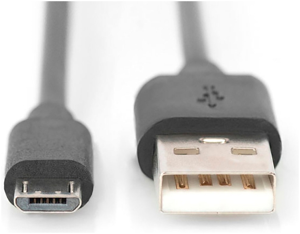 Digitus USB-Kabel »USB Anschlusskabel, Typ A - micro B St/St« 100 cm