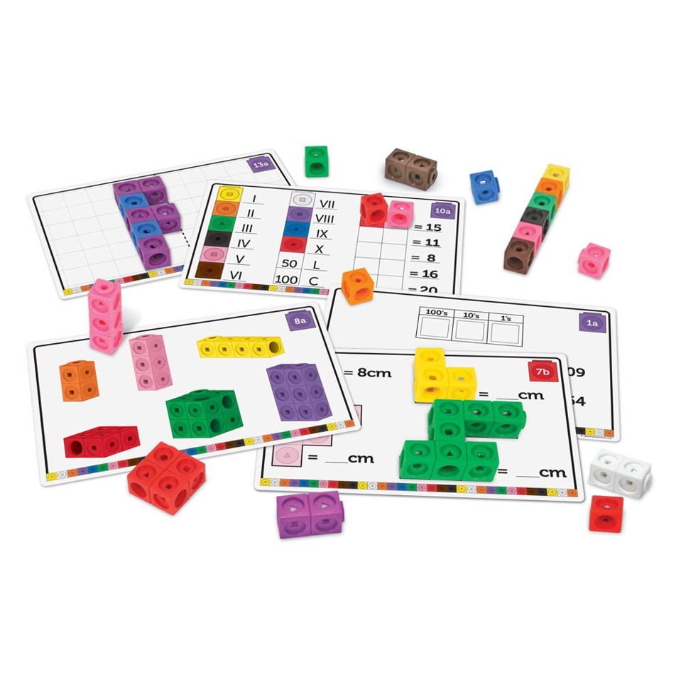 Learning Resources - MathLink® Cubes - Matematik for begyndere (LSP4299-SCA)