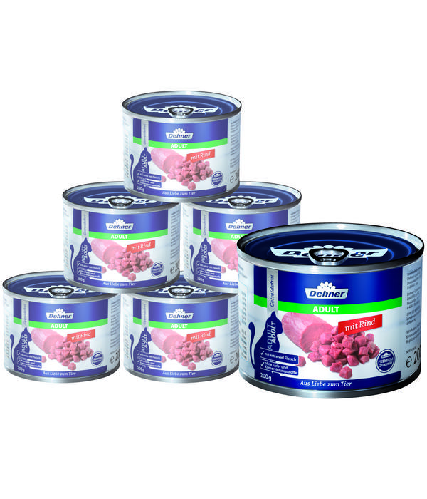 Dehner Premium Nassfutter für Katzen Adult