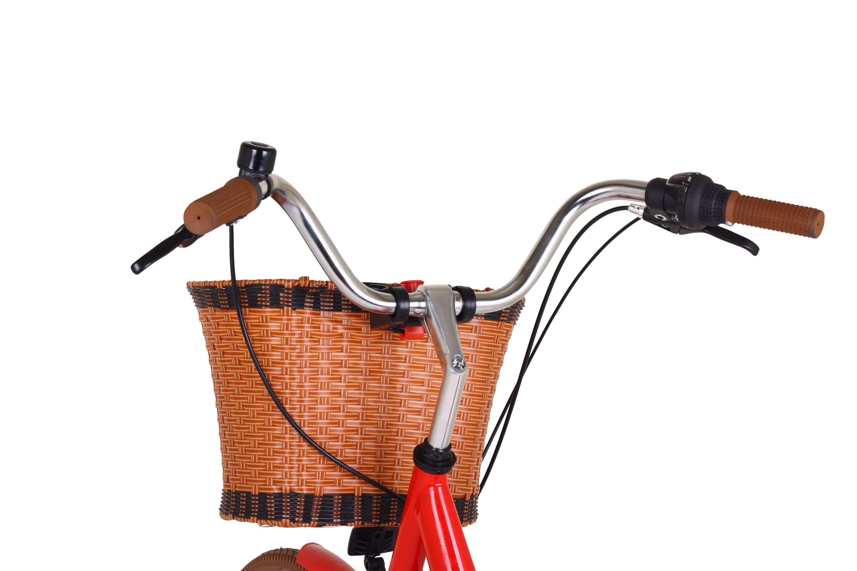 Velokorb vorne braun/schwarz