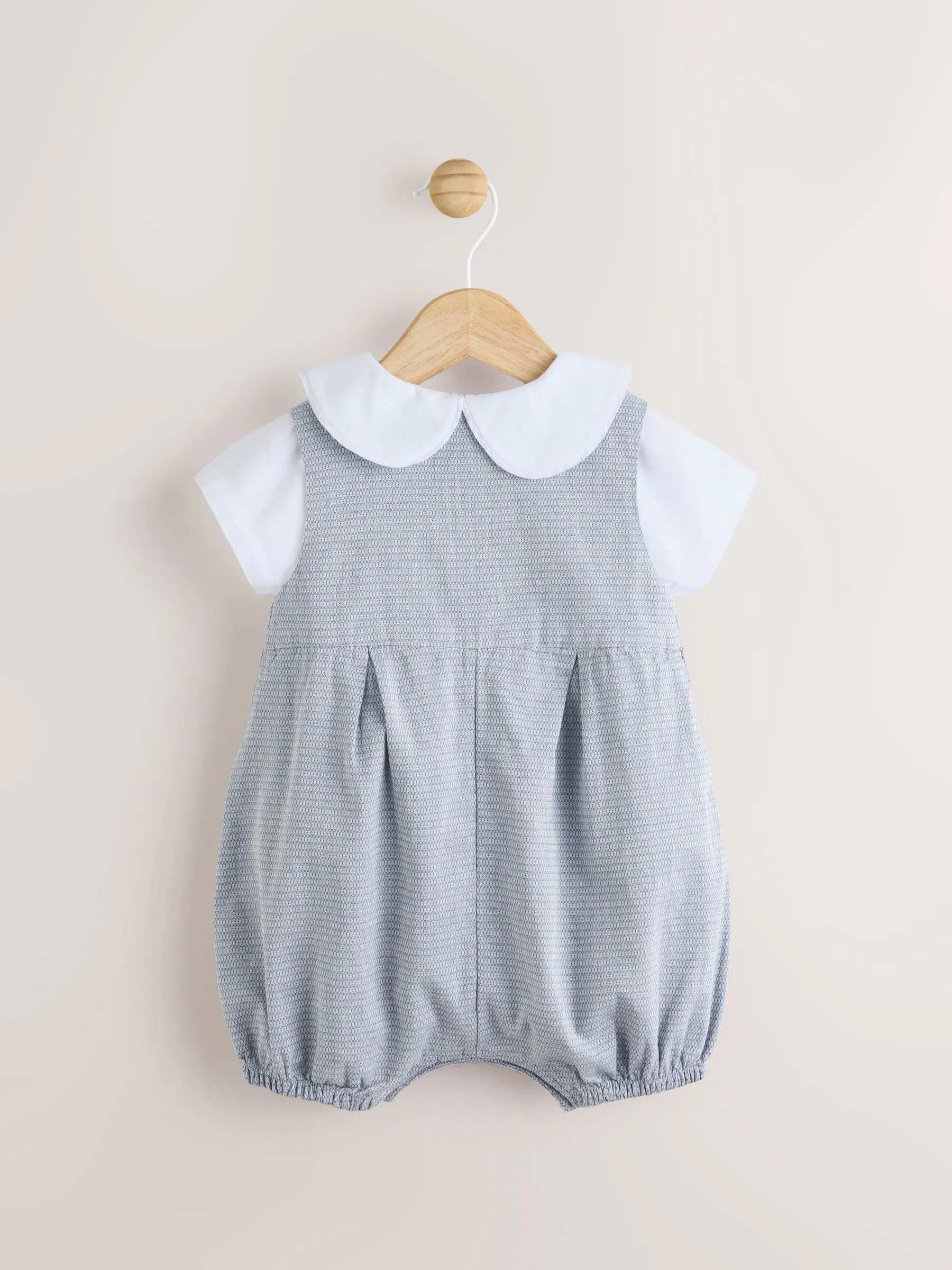Grijs - 100% katoenen nette Baby romper, Bodysuit en Sokken bretelbroeken set (0mnd-2jr)