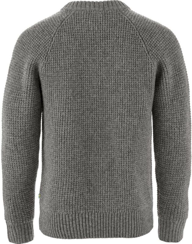 Fjällräven - Övik Waffle - Trui - Zwart - Regular Fit