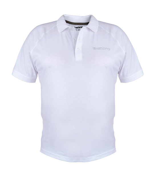 Shimano SHM Short Sleeve Polo White