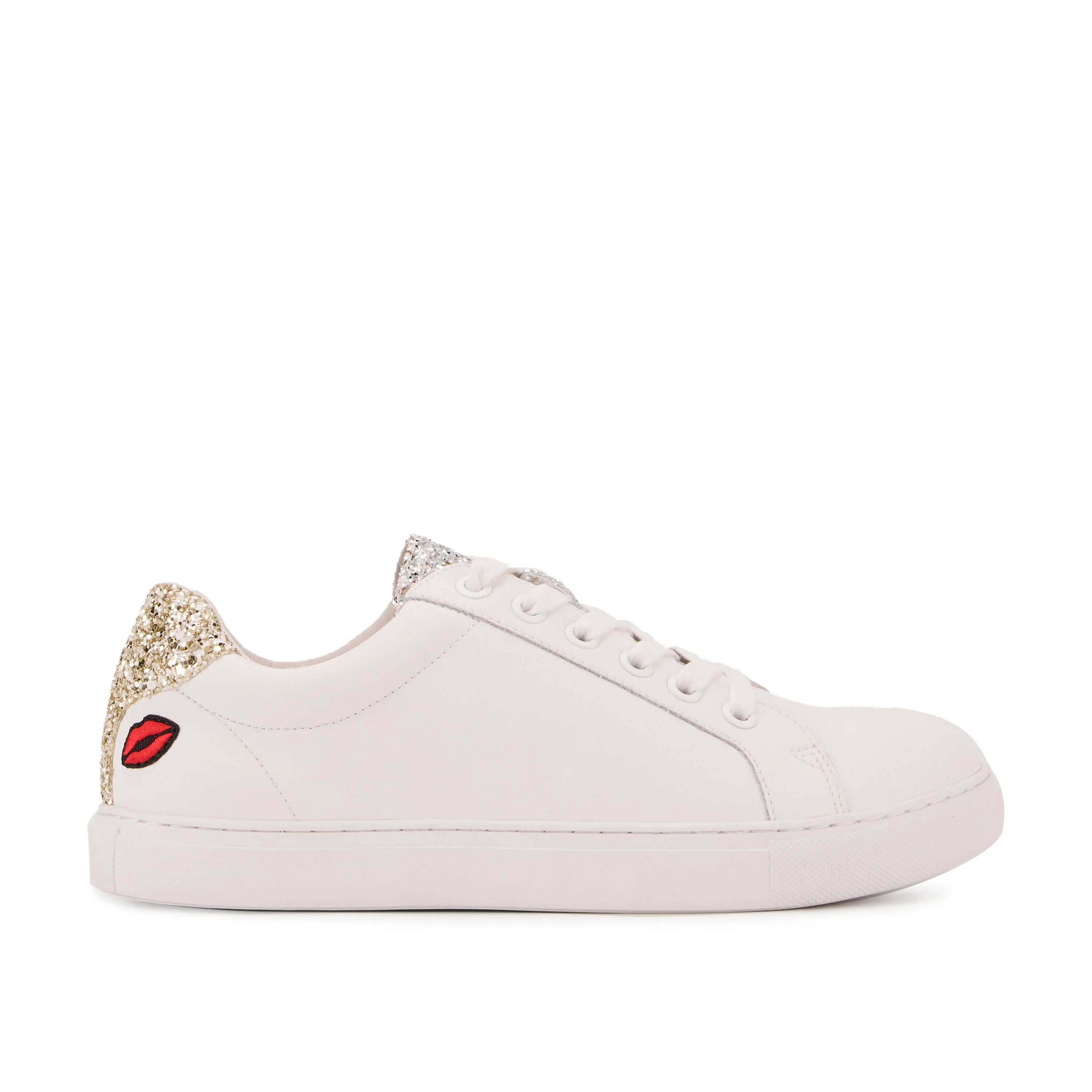 SIMONE S - Sneakers en cuir | Blanc