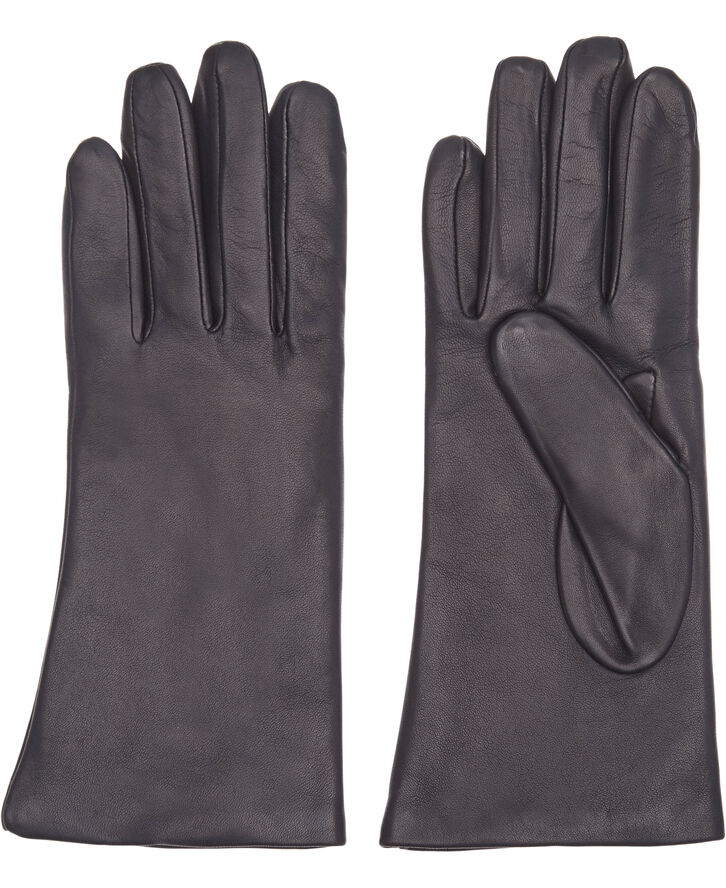 Magasin du Nord Collection Læderhandsker med uld Navy sample