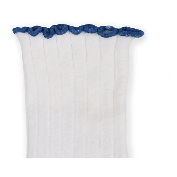 Collégien Chaussettes Delphine | Blanc