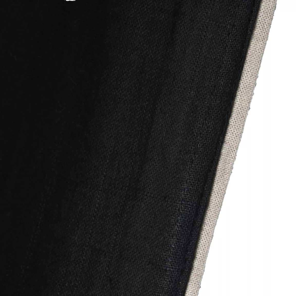 Rideau coton (140 x 260 cm) Helios Noir
