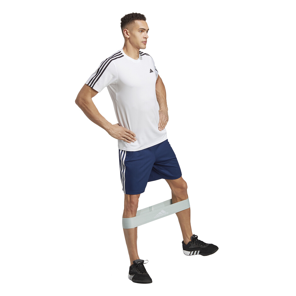 Calção de corrida adidas Performance com 3 listras