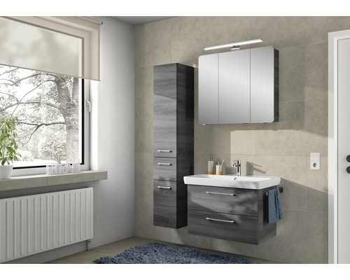 badkamermeubelset pelipal Sunline 105-81 grafietstructuur horizontaal