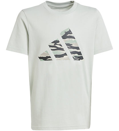 adidas Performance T-Shirt - Wonder Silver m. Logo
