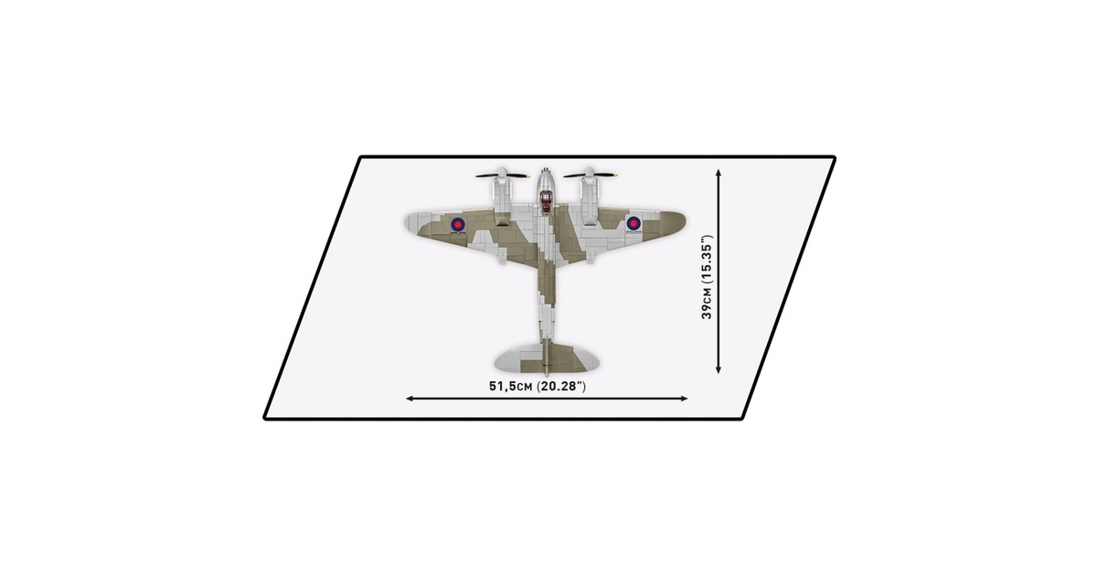 COBIHistorical Collection - De Havilland DH-98 Mosquito Constructiespeelgoed  (Schaal 1:32)