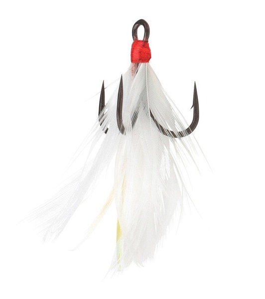 Hameçon Triple Gamakatsu GF Feathered-Treble MH W T (2 pièces)