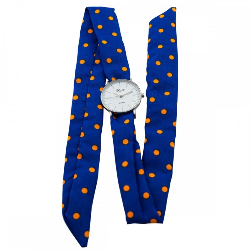 Montre Femme CHTIME bracelet Tissu Bleu