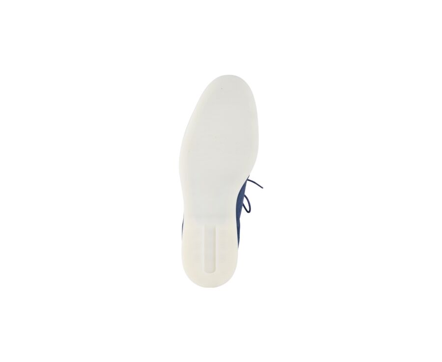 Bottines casual homme Velours Navy - SERENOA