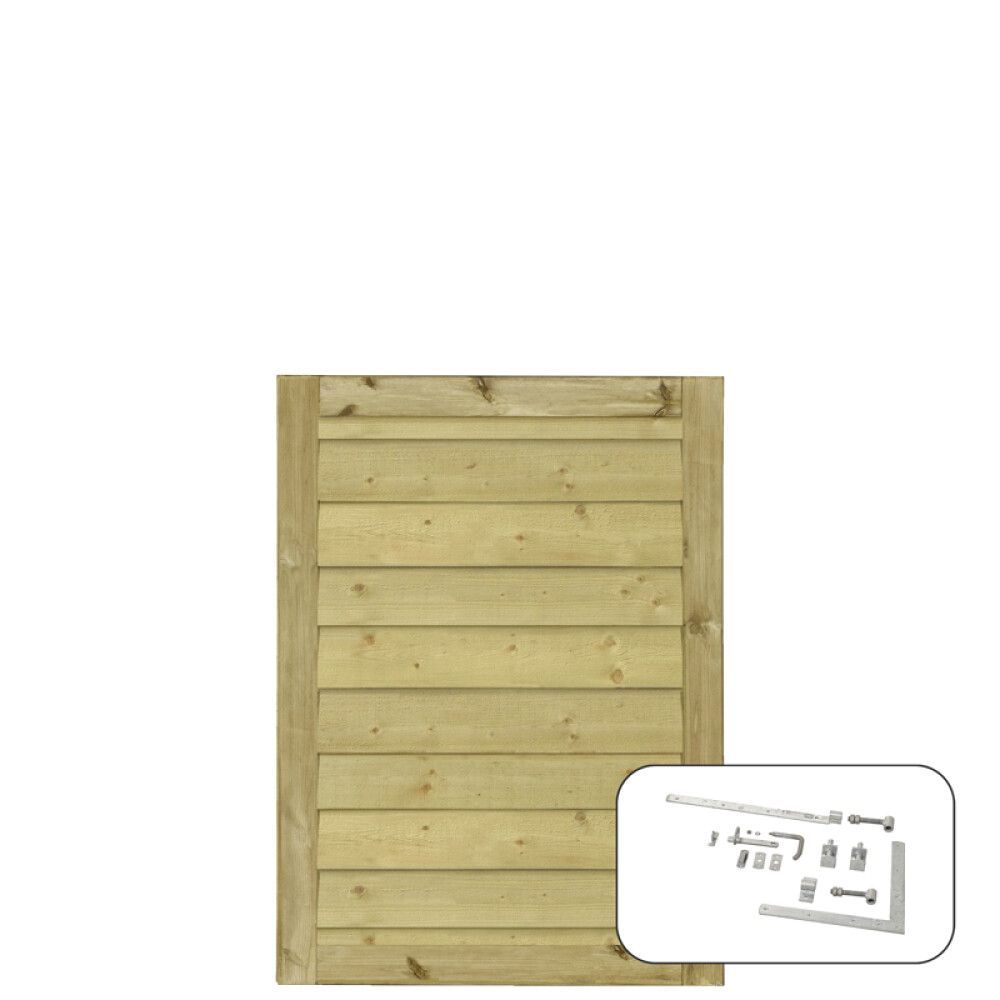 PORT PLUS KLINK INKL. BESLAG PEFC 100X125CM