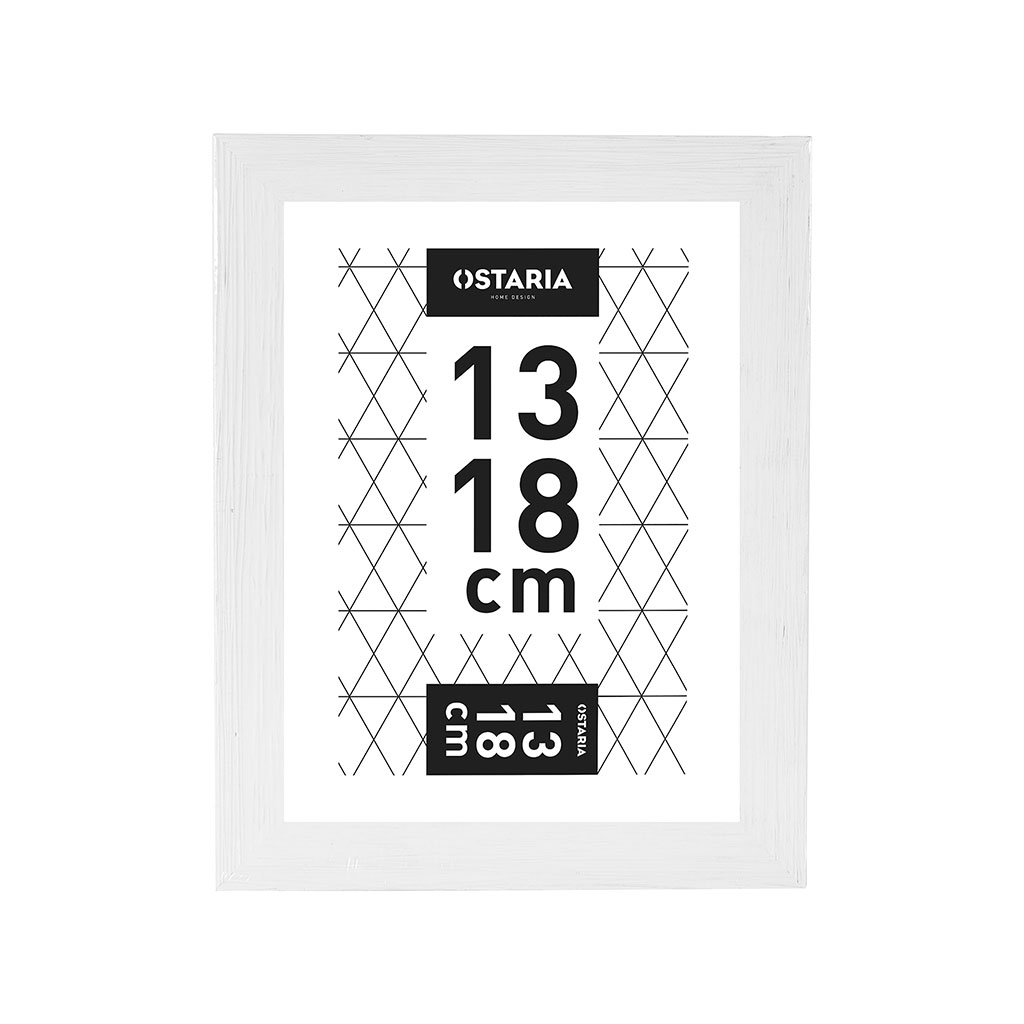 Cadre photo ZOE blanc 13x18cm