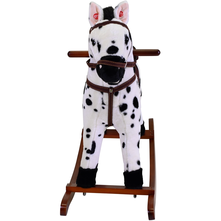 knorr toys® Schaukelpferd Appaloosa schwarz