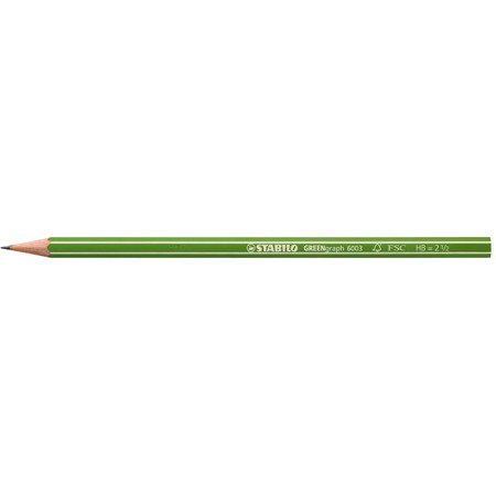 Crayon à papier bout gomme Stabilo Greengraph HB