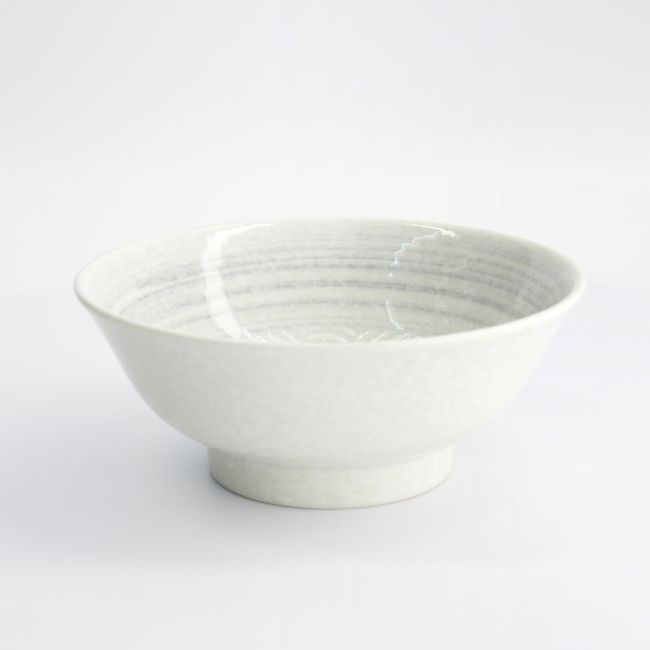Tokyo Ramen Kom Masamura Seikaiha (Wit) 21,5x9 cm