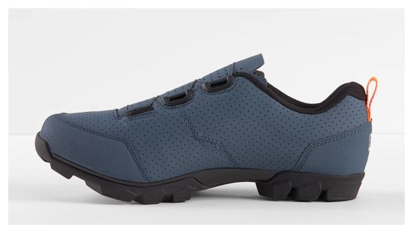 Chaussures Bontrager Evoke Bleu Cuirassé / Orange