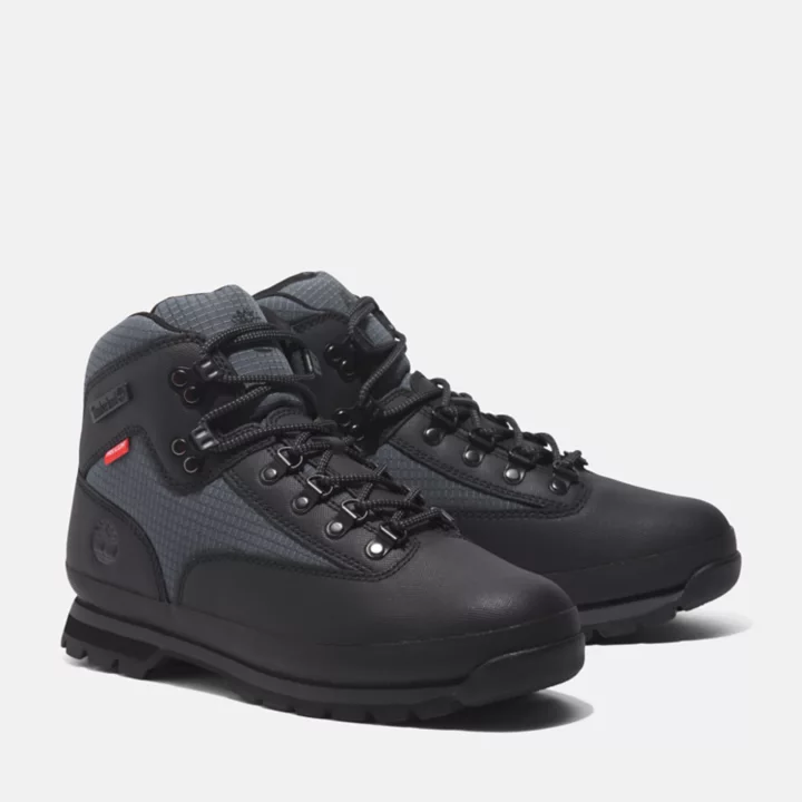Bota Euro Hiker Masculina na Cor Preta