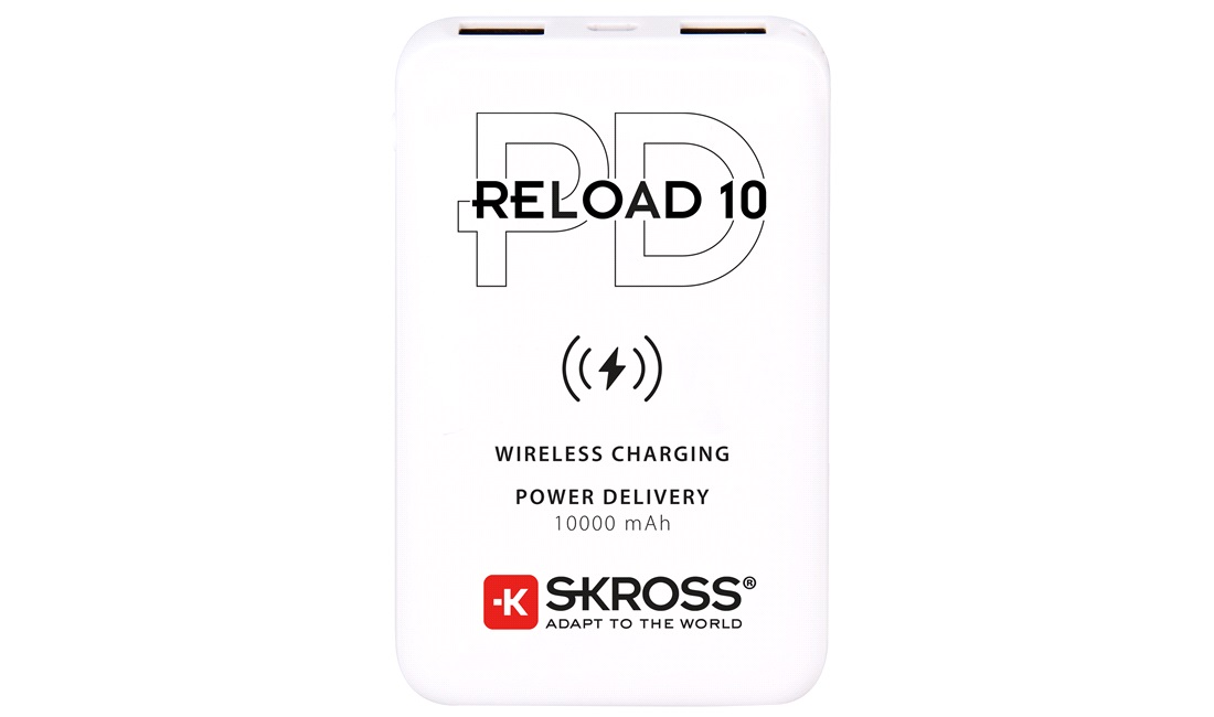 Skross Powerbank Wireless 2xUSB A 1xUSB C 10000 mAh