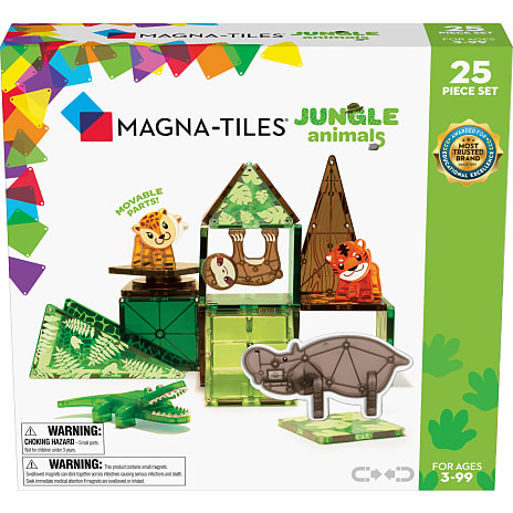 Magna-Tiles magnetisk byggesæt - 25 dele