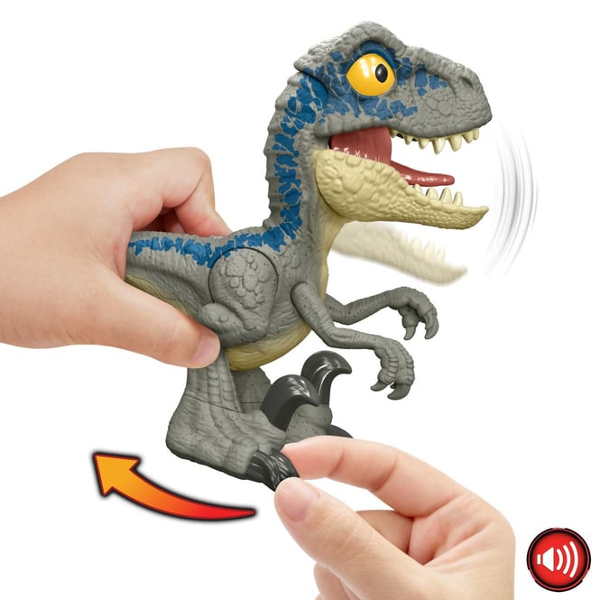 Jurassic World - Wild Roar - Velociraptor - Blue