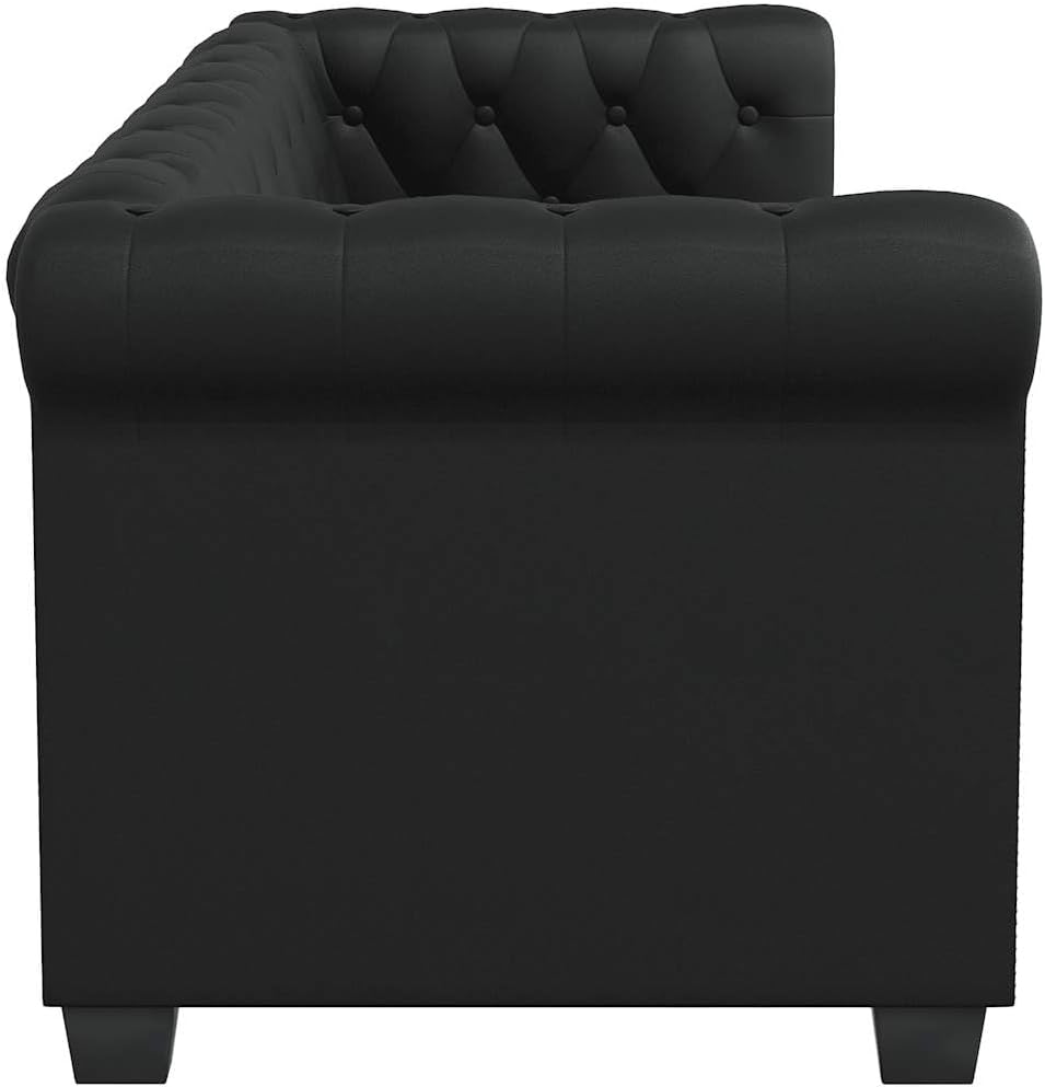 vidaXL Chesterfield Sofa Couch 2-& 3-Sitzer Kunstleder Wohnmöbel Polstergarnitur