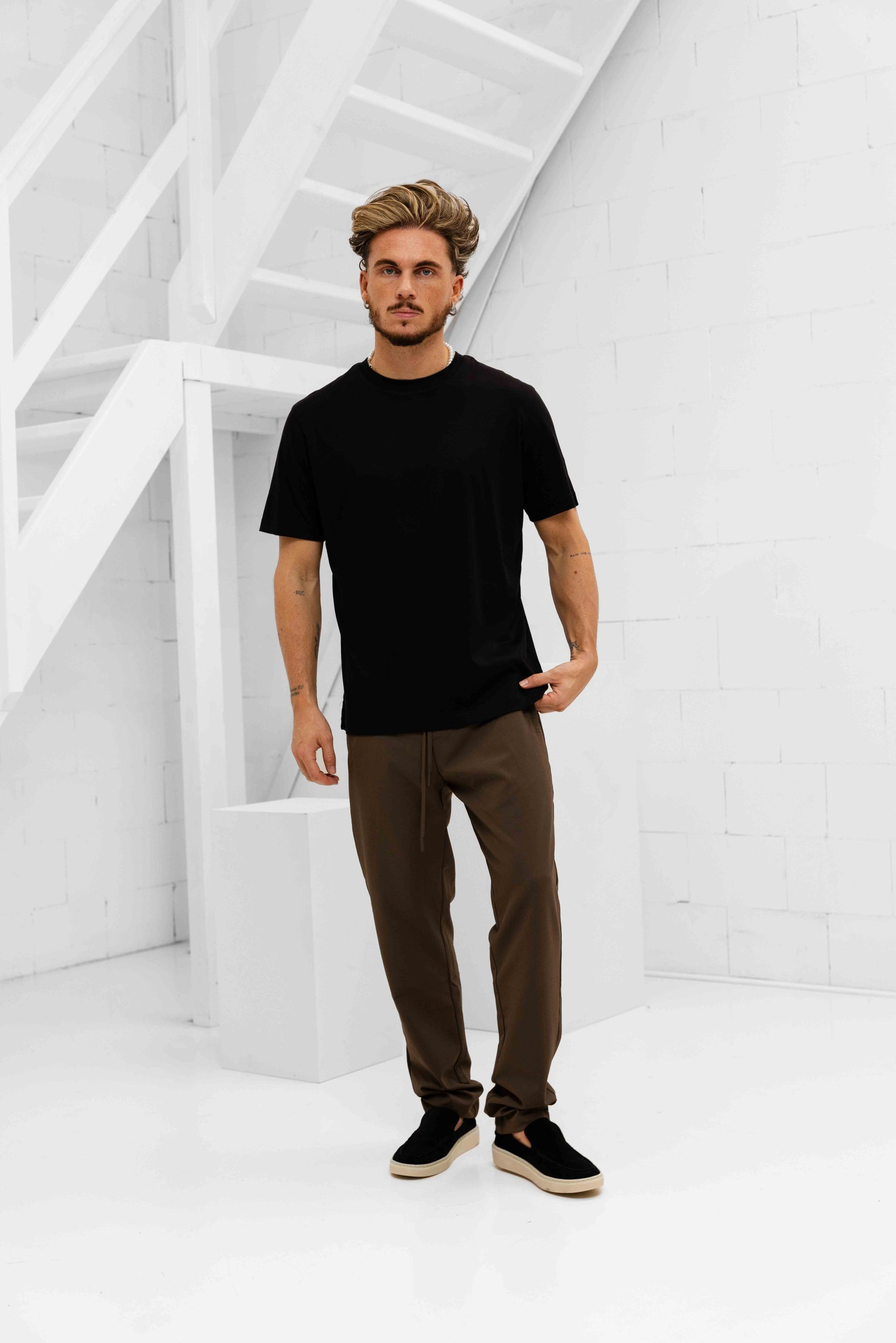 Cou7ure Essentials Reflection T-Shirt Heren Zwart