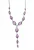 Pilgrim Damenkette :locket purple/silver 502241