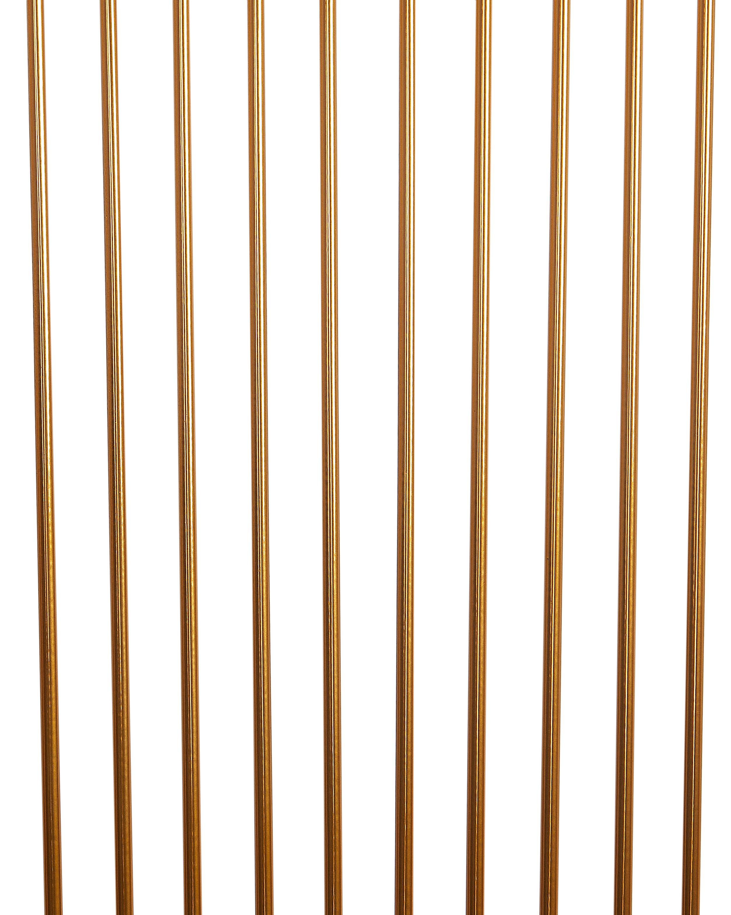 Set van 2 eetkamerstoelen PENSACOLA Metaal Goud