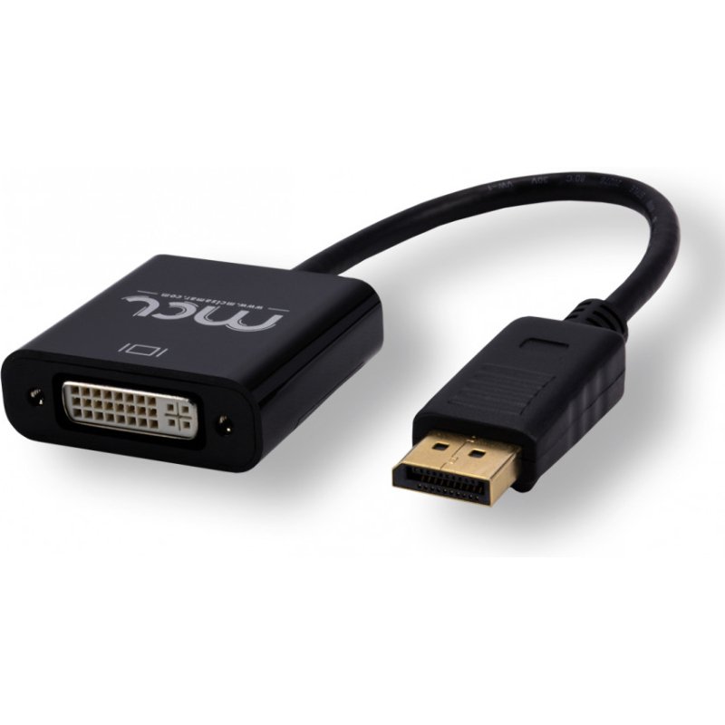 MCL CG-290C câble vidéo et adaptateur DisplayPort DVI-I Noir
