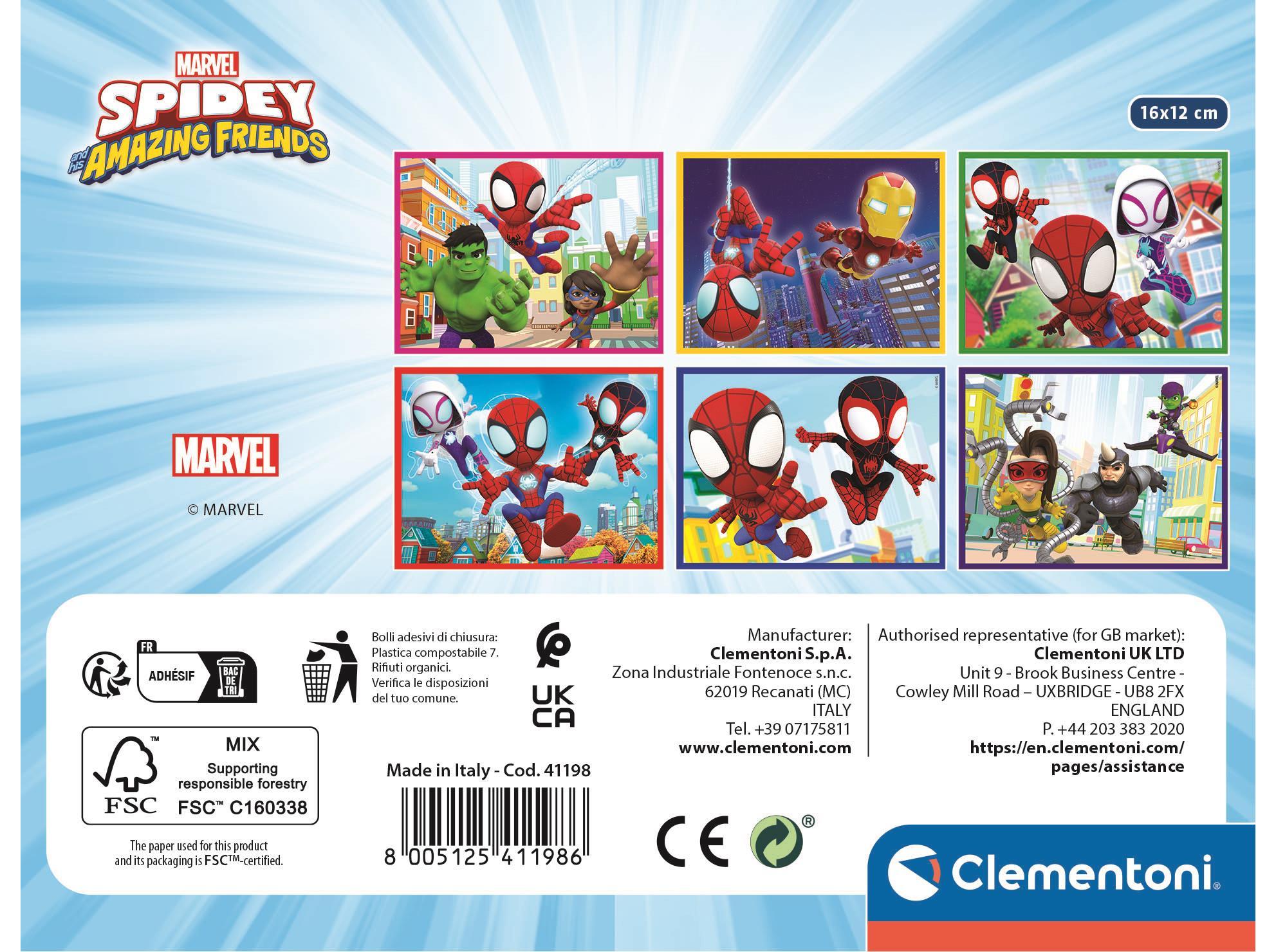 CUBOS 12 SPIDEY CLEMENTONI