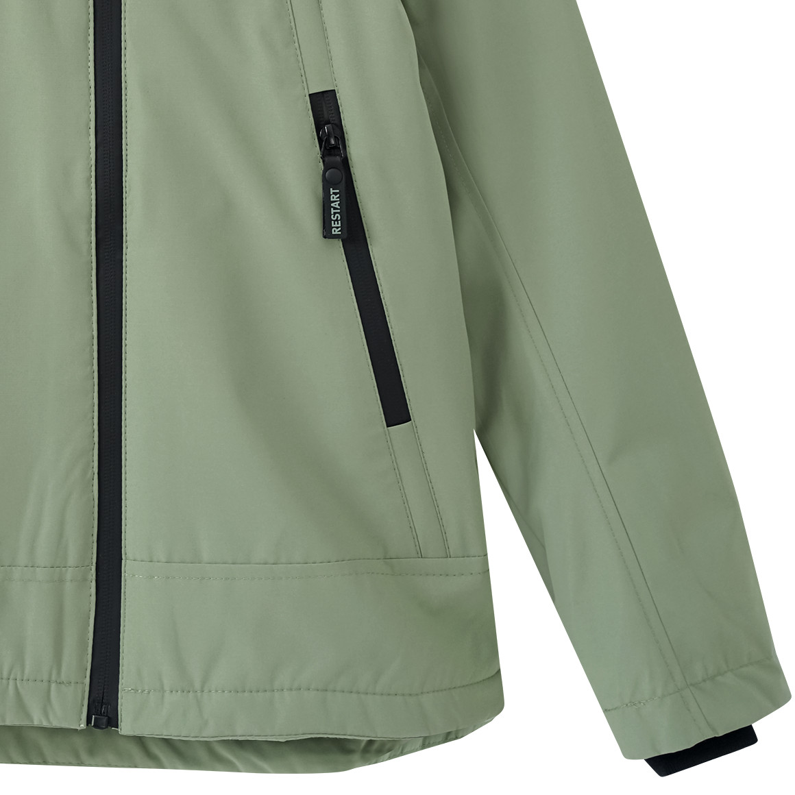 Yigga Jungen Jacke mit Kapuze dunkelgrün
