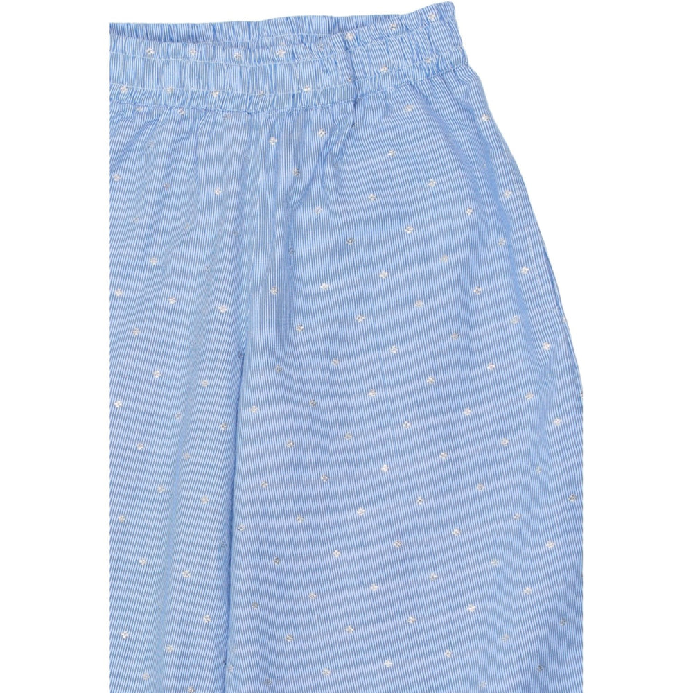Køb The New Forever Blue Striped Tntheresa Wide Bukser