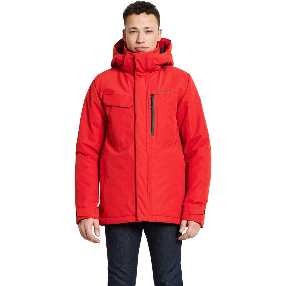 Didriksons Stefan Parka Herren pomme red