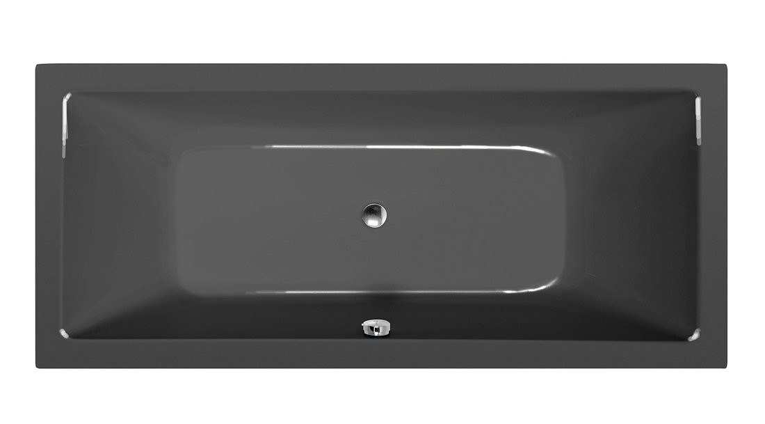 Polysan Krysta ligbad 180x80x39cm grijs