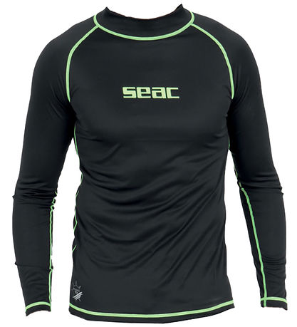 Seac Badeshirt - T-Sun Long Man - UV50+ - Schwarz