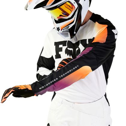 Maillot cross Fox 360 - STREAK 2024 - Blanc